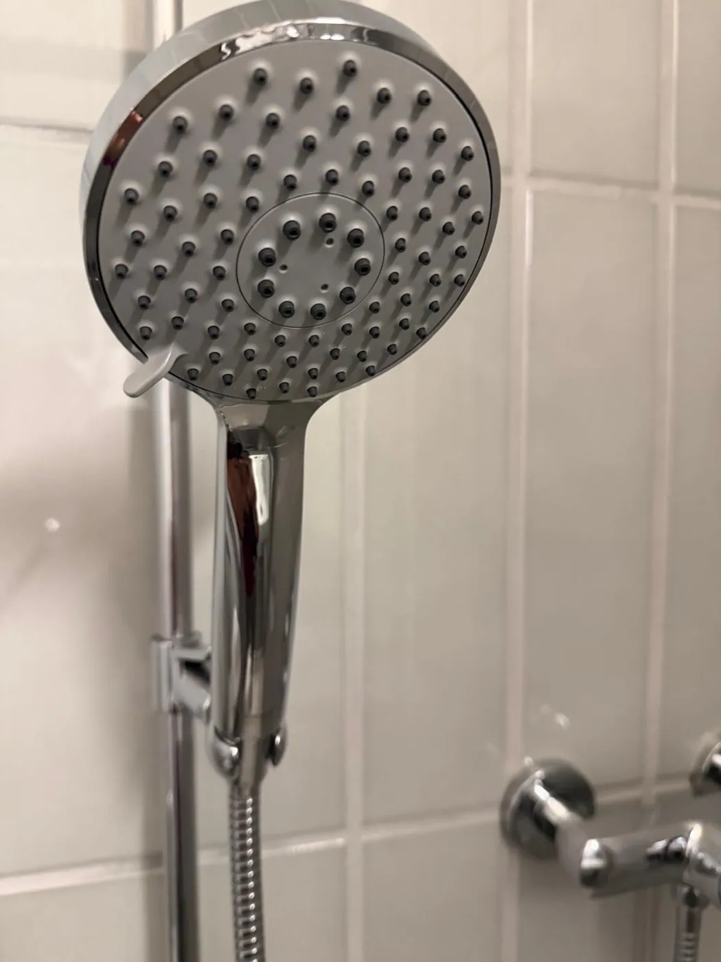 Entkalkter Duschkopf